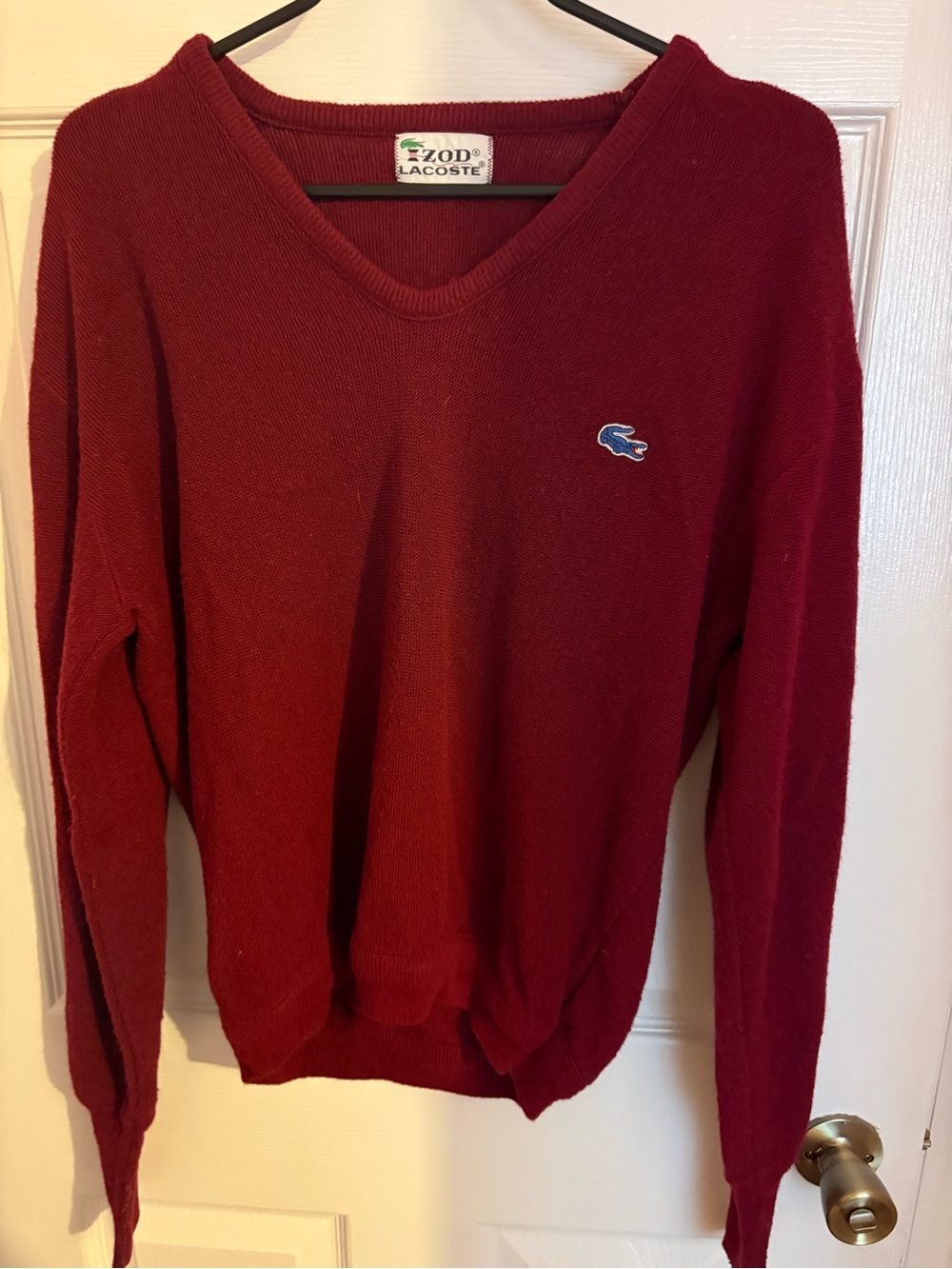 Lacoste IZOD Red Sweater
